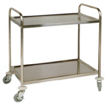 Vozík 2 police servirovací 89x54x93 INOX -MONT